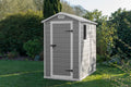 4 x 6 ft Apex Garden Shed, Outdoor Wooden Storage Shed